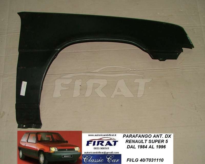 PARAFANGO RENAULT SUPER 5 ANT.DX